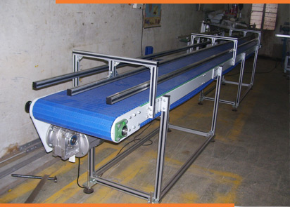 Modular belt conveyors